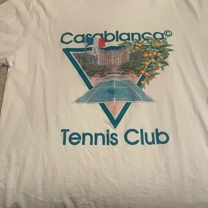 Casablanca White Graphic Tee